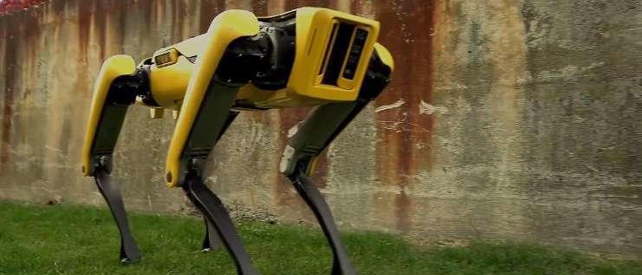 El perro robot de Boston Dynamics.