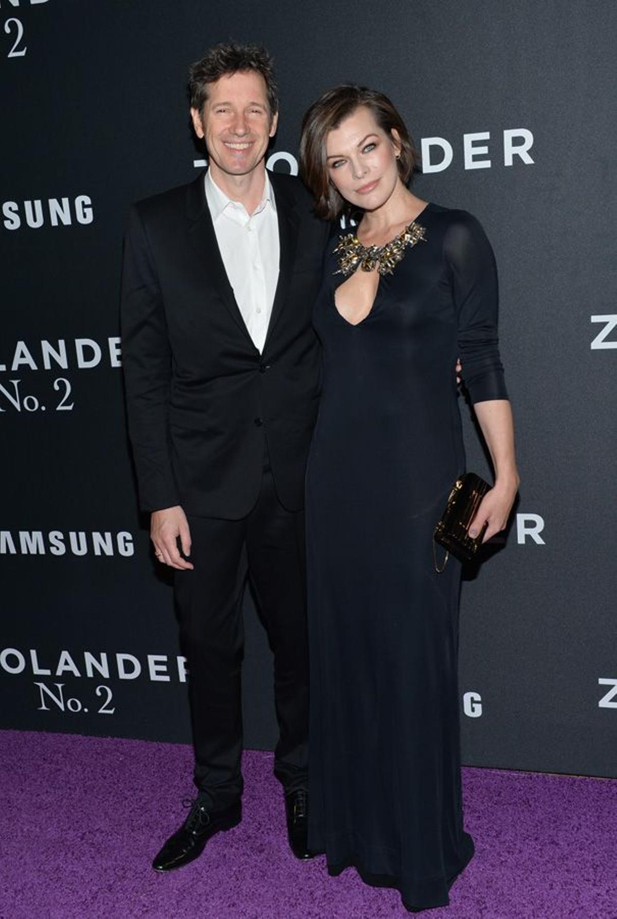 Paul W.S. Anderson y Milla Jovovich en el estreno mundial de 'Zoolander 2'