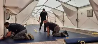 Centro de refugiados de Alicante: el hospital de campaña de València dentro de Ciudad de la Luz