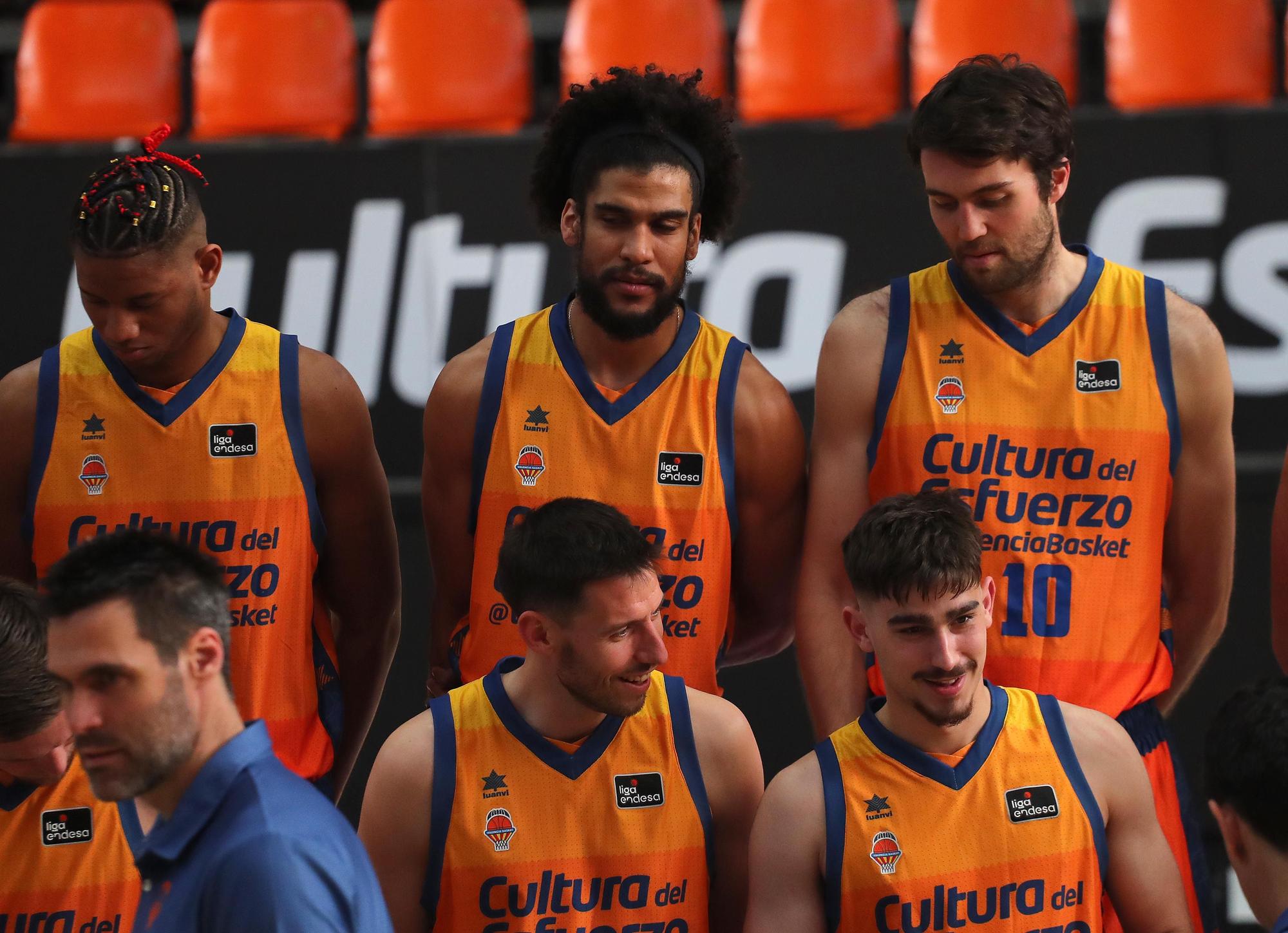 Making of de la foto oficial del Valencia Basket