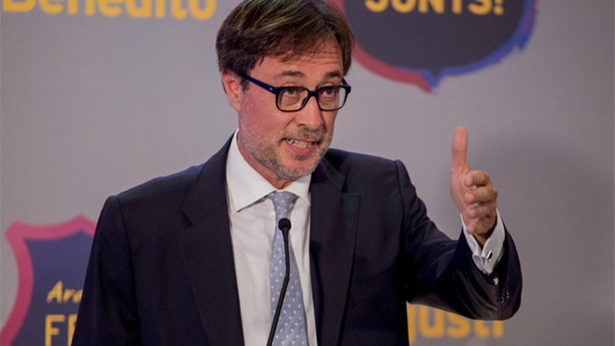 Agustí Benedito, en rueda de prensa