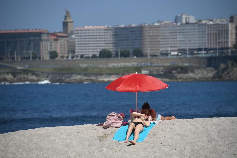 A Coruña disfruta del buen tiempo