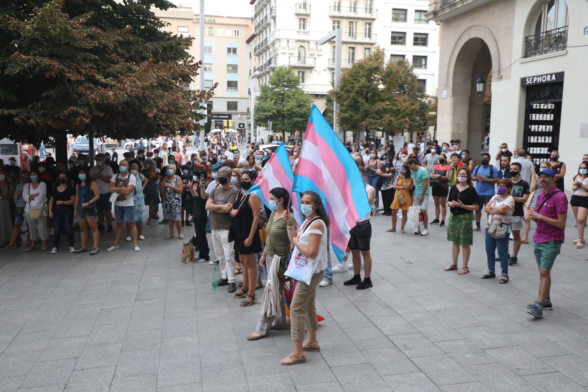 Concentración contra la homofobia en Zaragoza el 11 de septiembre