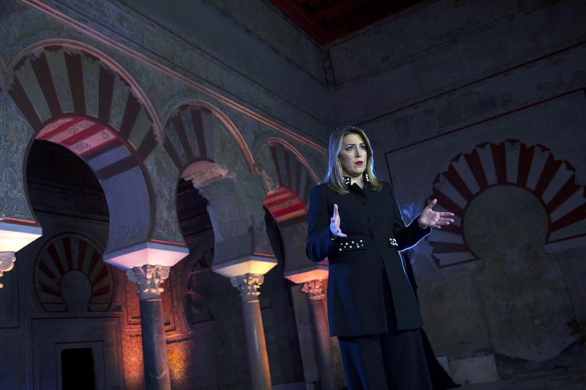 Susana Díaz da su discurso de fin de año desde Medina Azahara