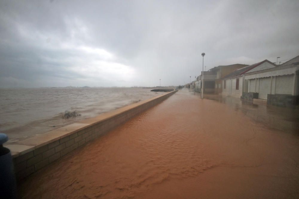 Las consecuencias de las lluvias en el Mar Menor