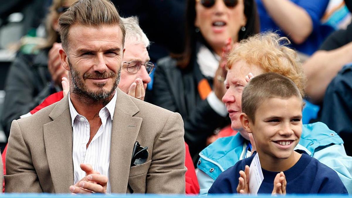 Romeo Beckham, ahora le da al tenis