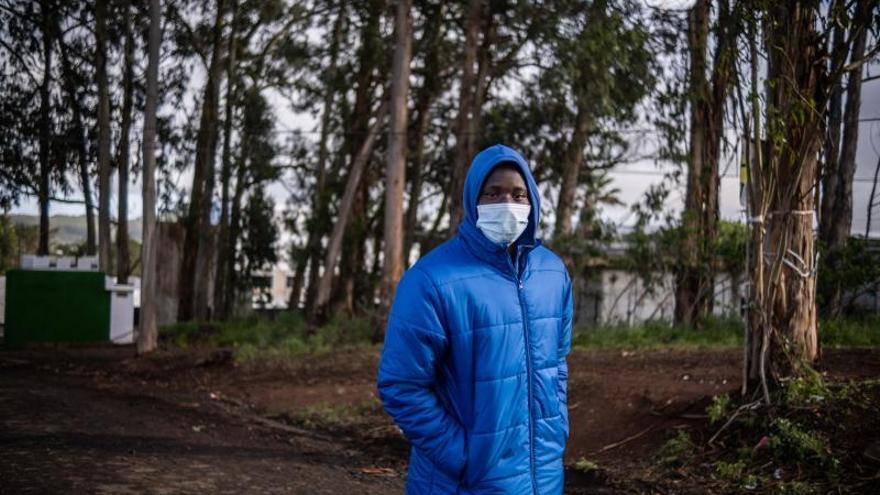 Protestas de migrantes en Las Raíces