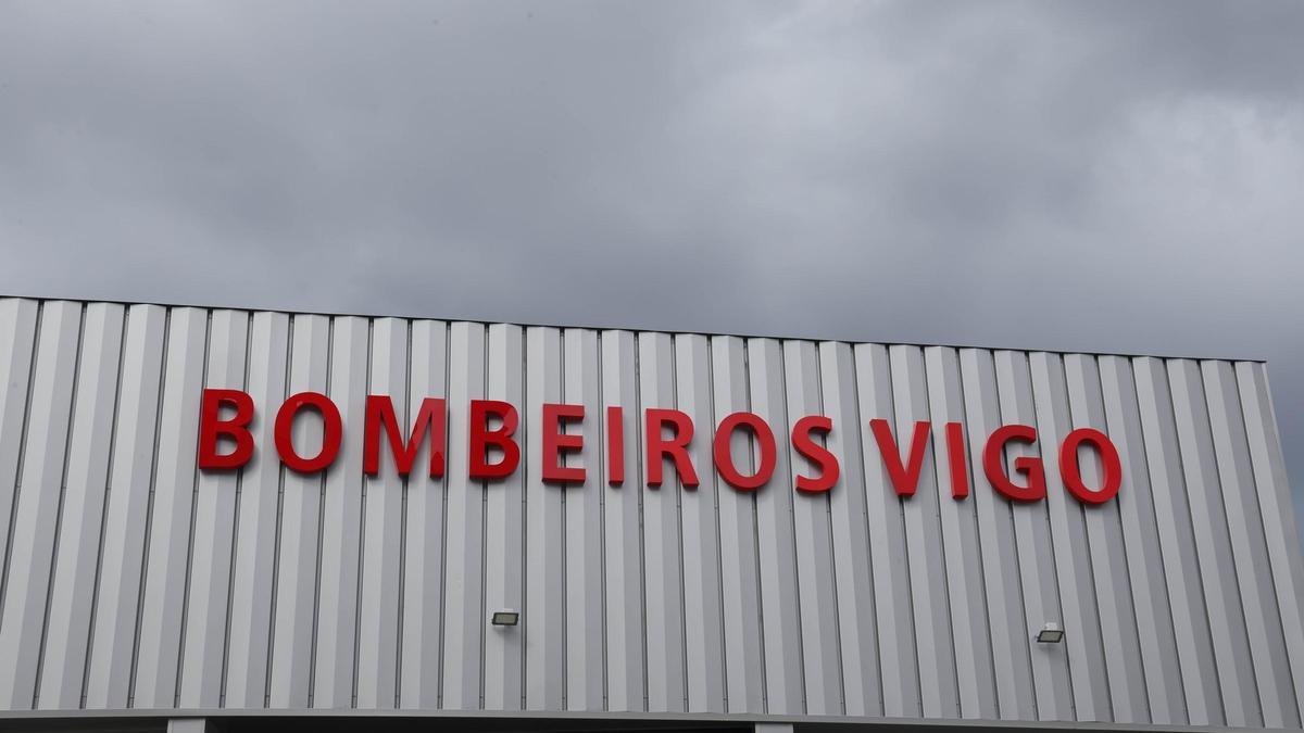 El parque de Bomberos de Vigo en Esturáns