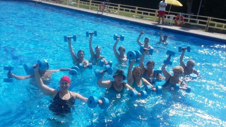 El aquagym se convierte en el deporte de moda en verano