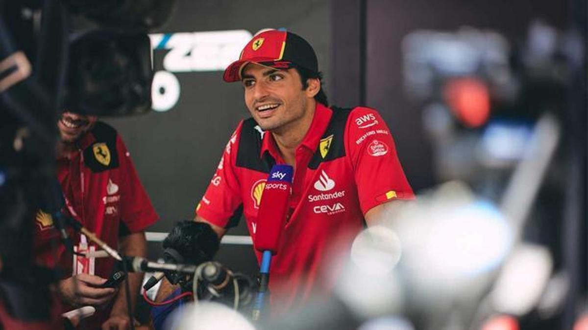 Carlos Sainz, satisfecho con su resultado en clasificación en el GP de los Países Bajos