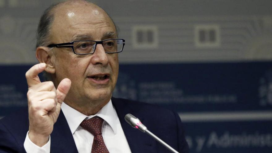 El ministro de Hacienda, Cristóbal Montoro