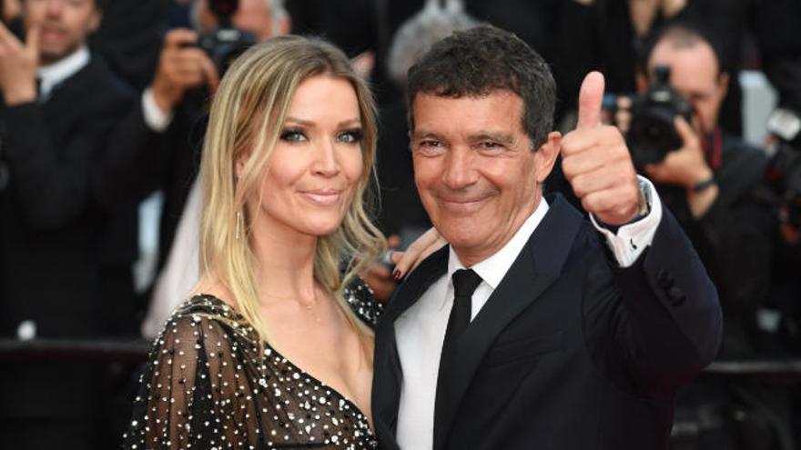 El actor Antonio Banderas, en la ceremonia de ayer.