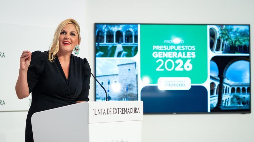 Los presupuestos de Extremadura para 2026 crecen hasta los 8.854 millones: estas son sus principales medidas