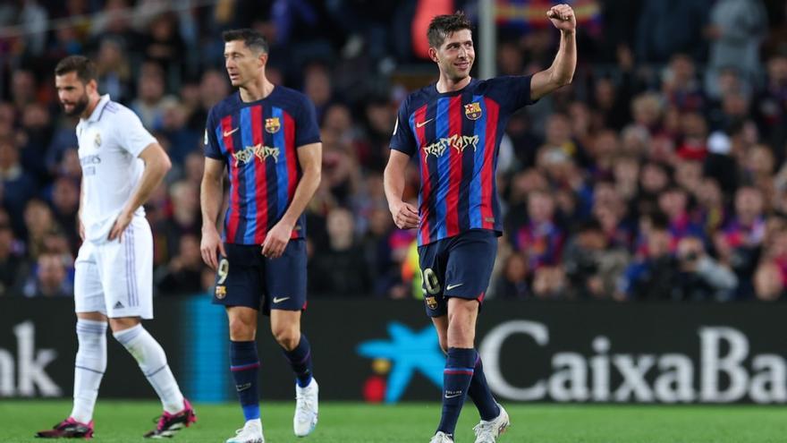 La alineación del FC Barcelona ante el Real Madrid