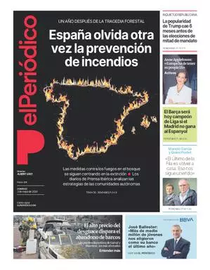 La portada de EL PERIÓDICO del 3 de mayo de 2026
