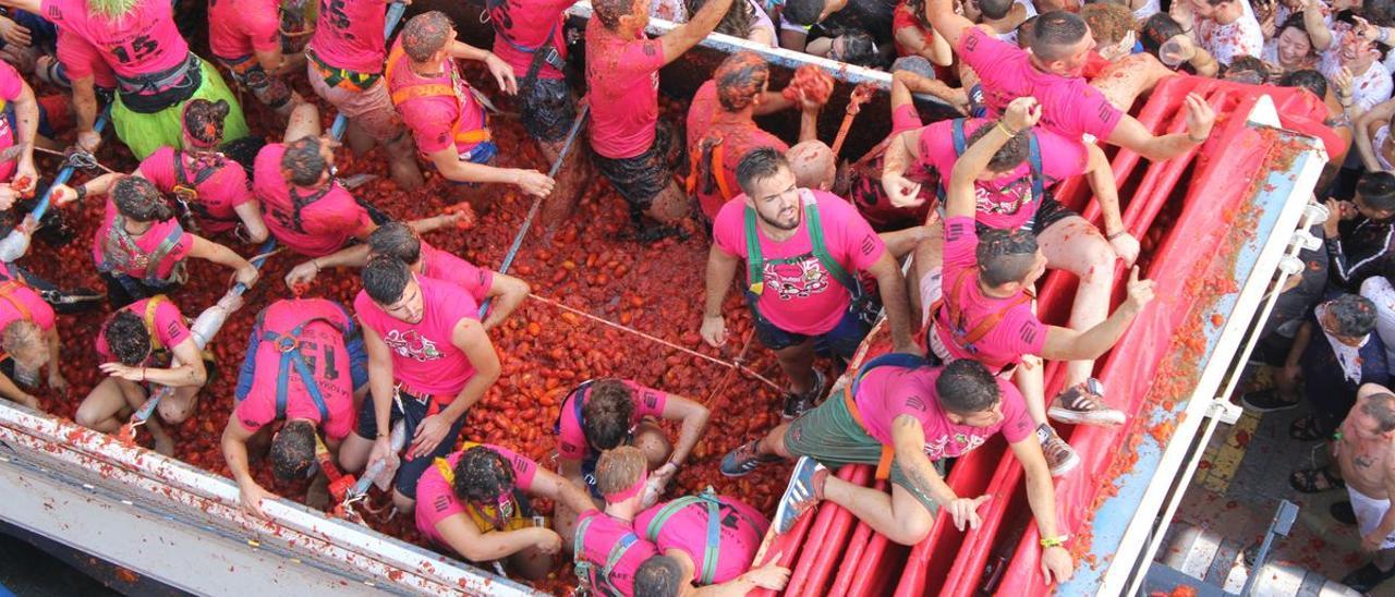 La Tomatina de 2019, l’última que es va fer