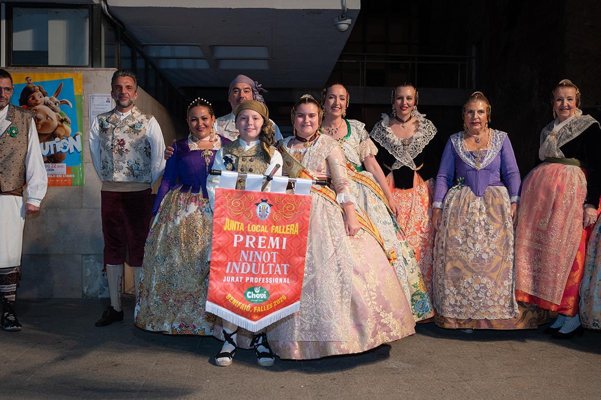 Uno de los premios recogidos por la falla Arturo Mas.