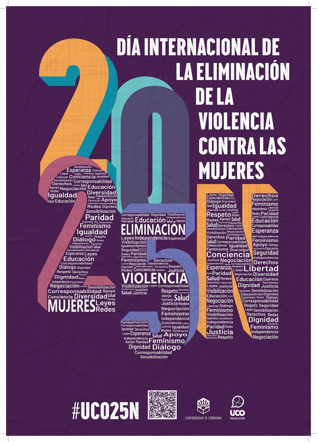 Cartel 25N Universidad de Córdoba.