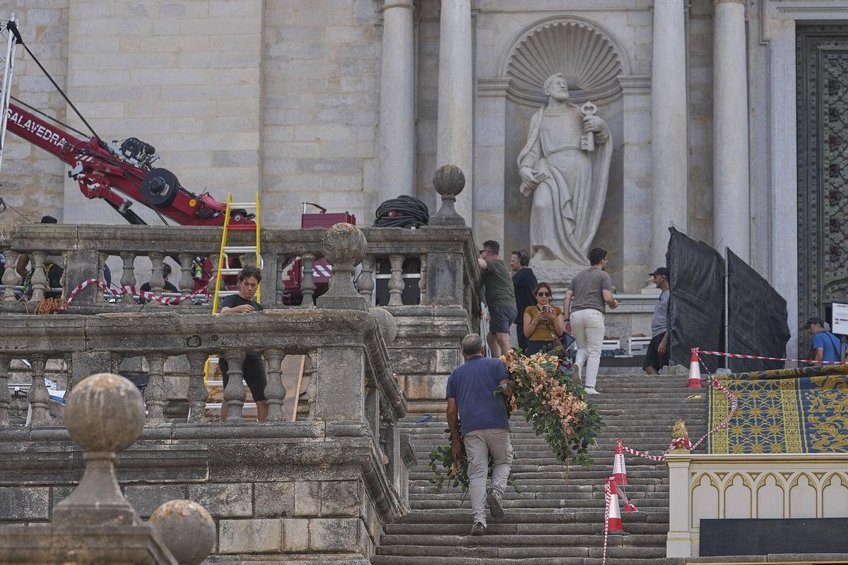 Girona catedral i entorn rodatge enredados