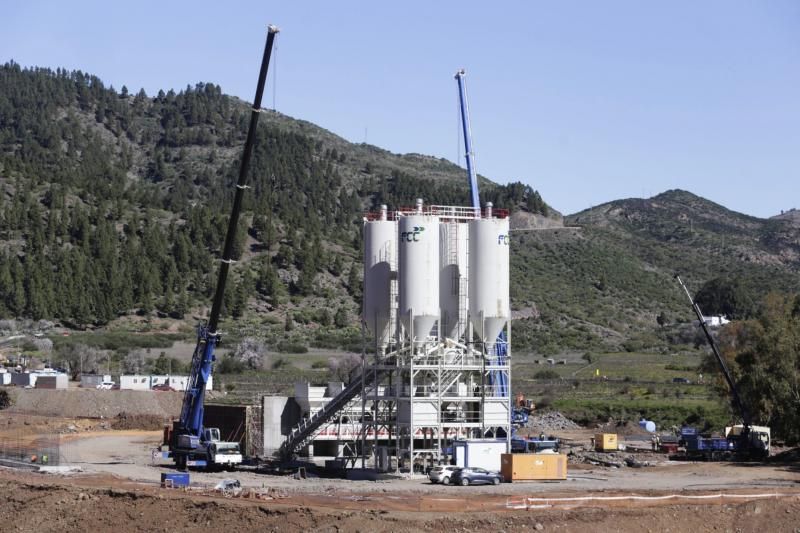 Construcción del túnel del anillo insular en Santiago del Teide