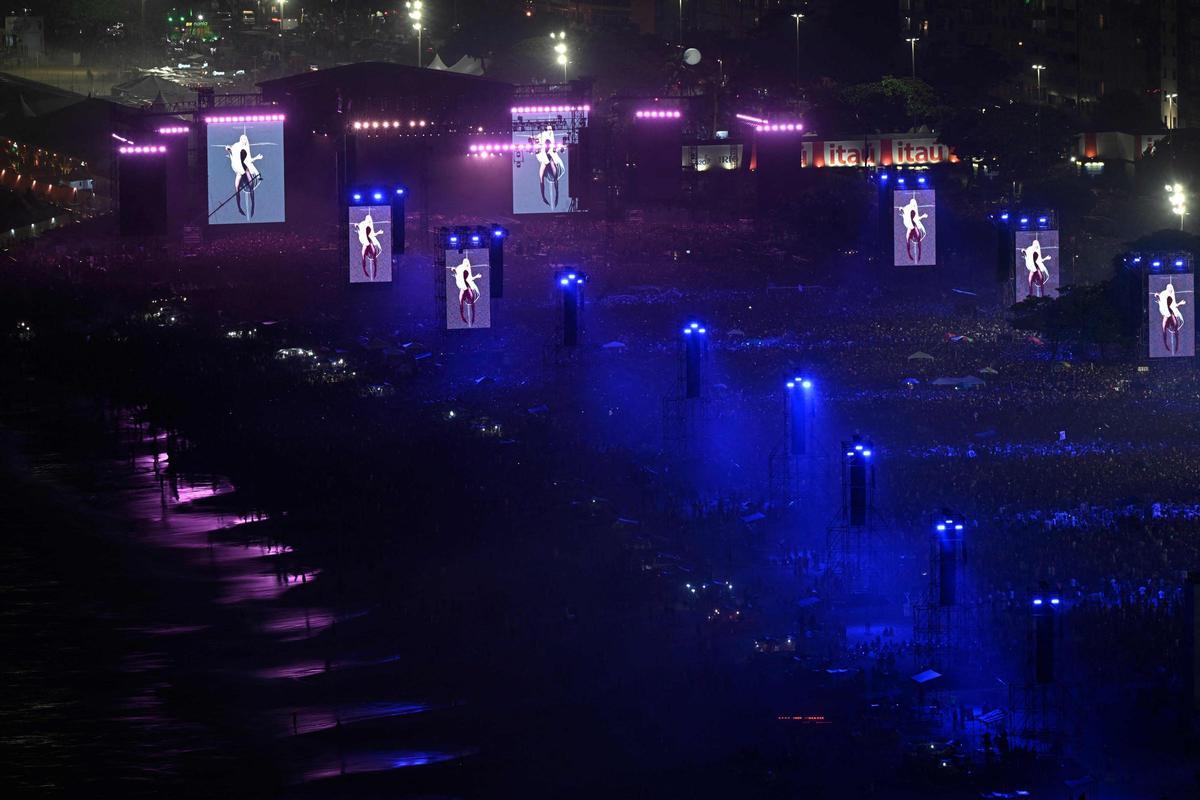 Madonna da un concierto gratuito en Río de Janeiro