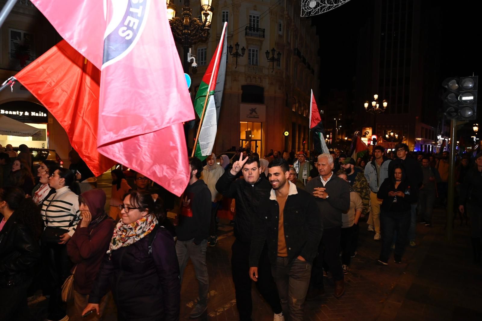 Galería: Manifestación en Castelló en defensa de Palestina