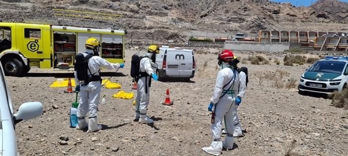 Hallan un cadáver en una cueva de Mogán.