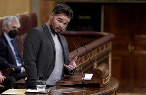 Rufián: ERC no donarà un xec en blanc en la reforma laboral