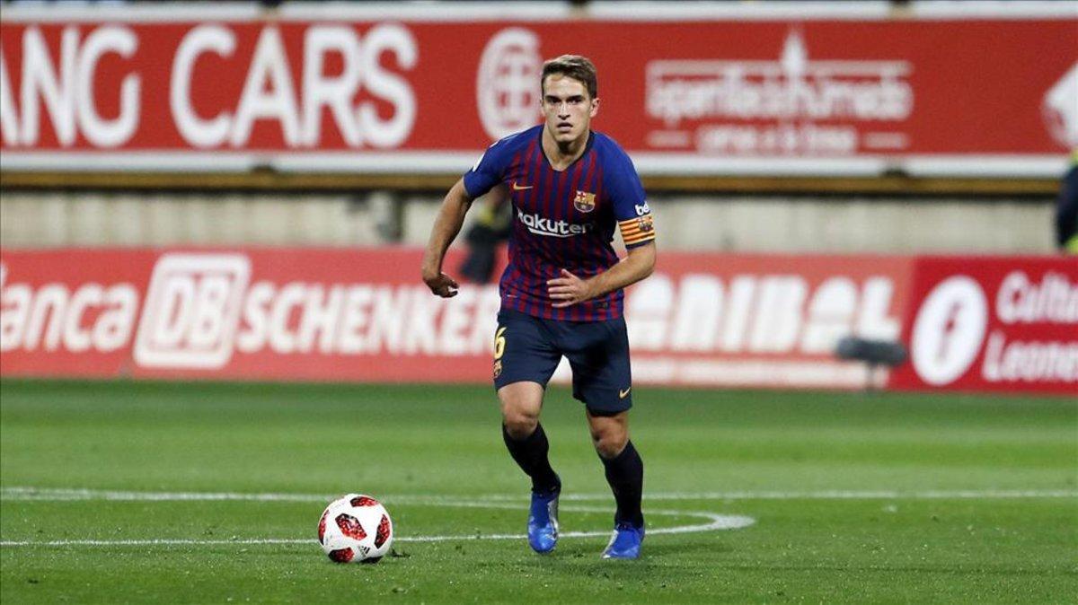 Denis Suárez fue titular y capitán en León