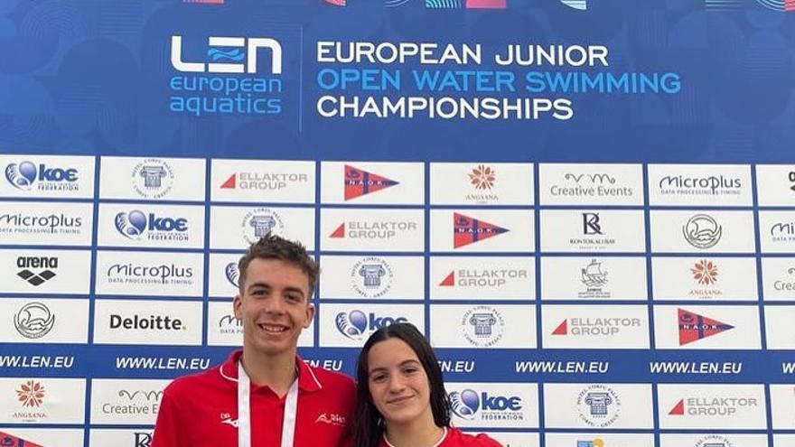 Noa Martín y Pablo Martínez representarán a España en el Europeo Júnior