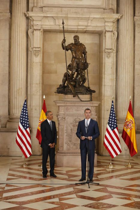 Barack Obama llega a España