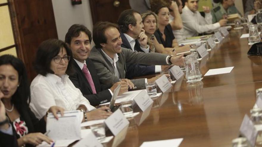 Gutiérrez en la reunión del Consejo Asesor.