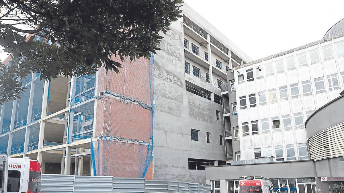 Obras paralizadas en Cabueñes.