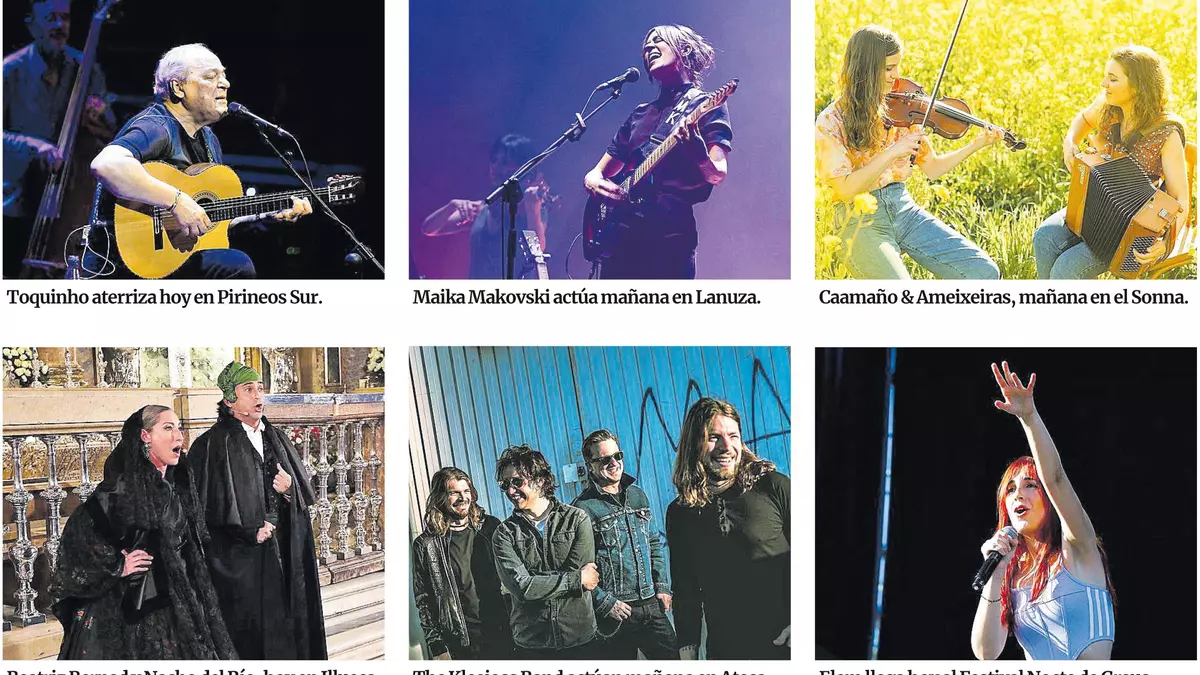 De Canfranc a Illueca: los conciertos (muchos gratuitos) se extienden por todo Aragón este fin de semana