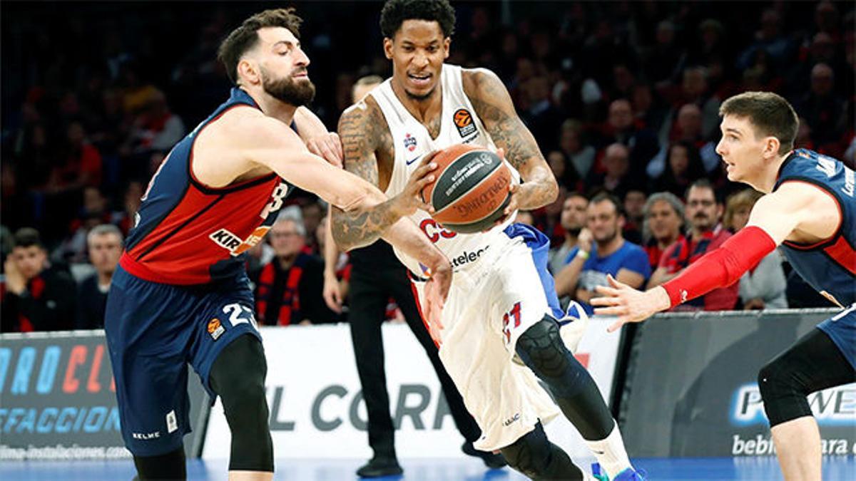 El CSKA aleja al Baskonia de la Final Four