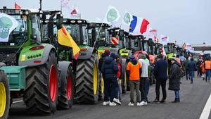 Protesta de agricultores franceses