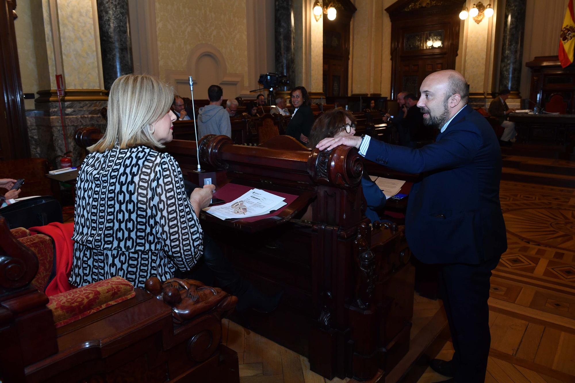 Pleno en A Coruña, el último de la legislatura antes de las elecciones municipales del 28-M