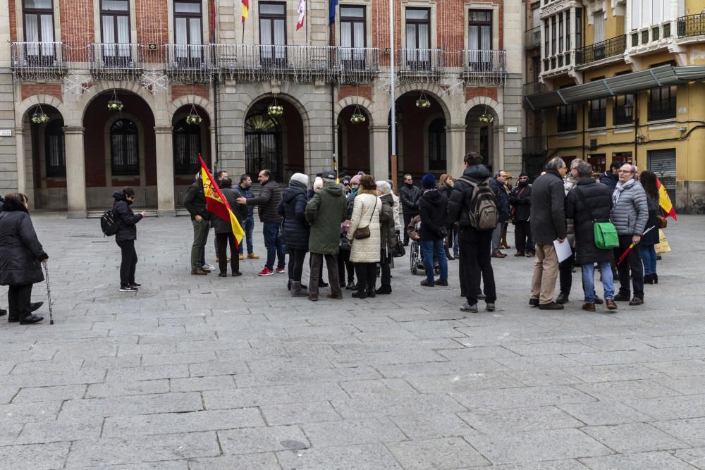 Concentración 'España Existe' de Vox Zamora.