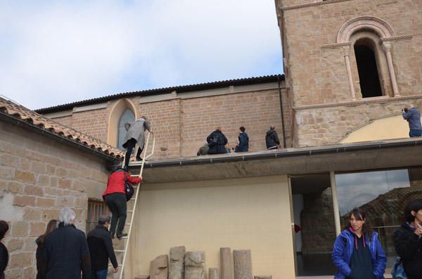 Visita a la teulada de la Catedral de Solsona