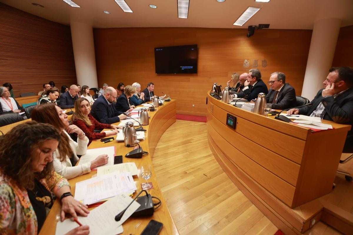 La Comisión de Justicia debate la ley de Concordia en las Corts.