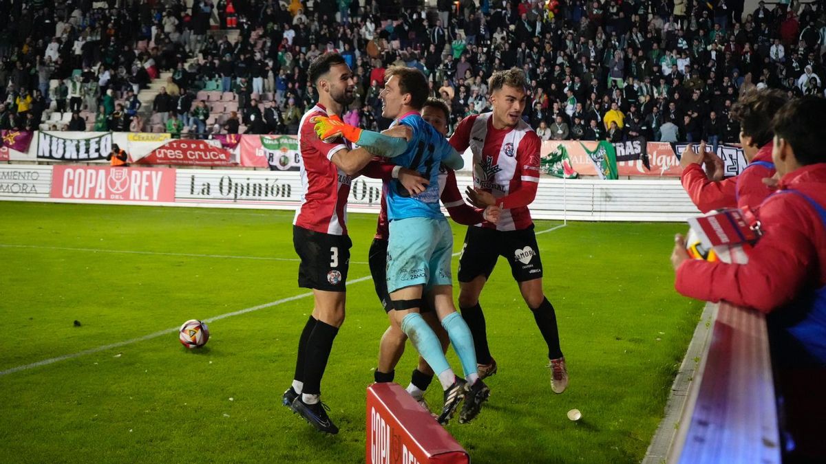 GALERÍA | El partido de Copa del Rey entre el Zamora CF y el Racing de Santander, en imágenes