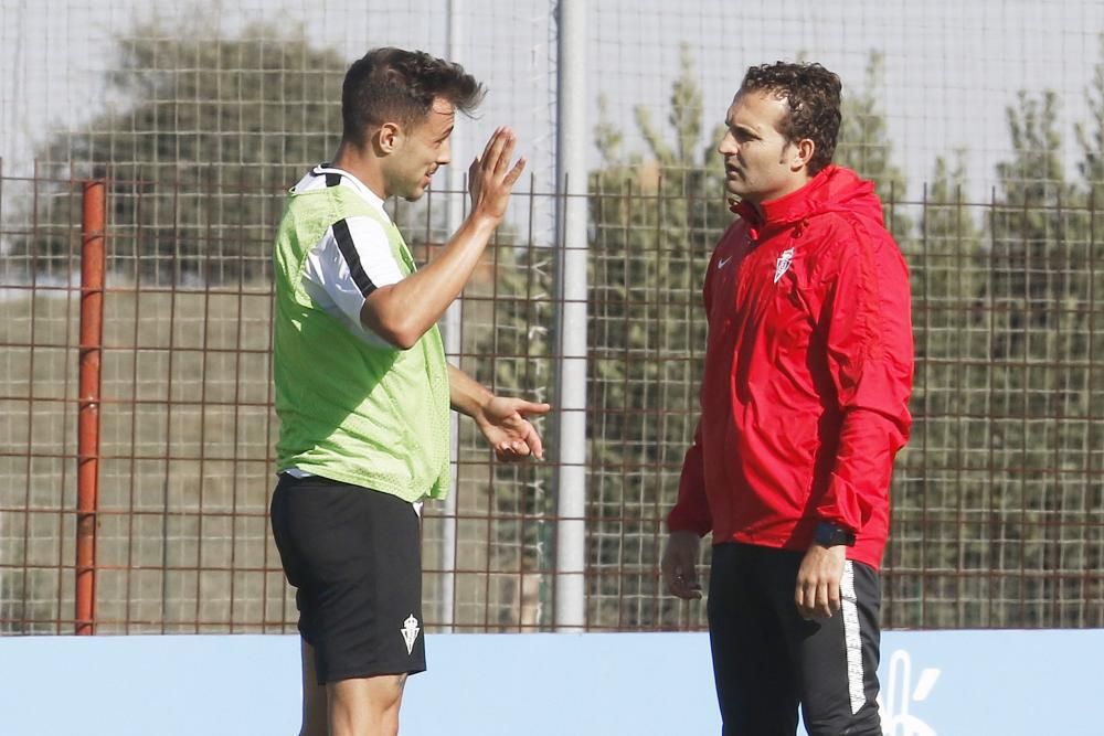 Entrenamiento del Sporting