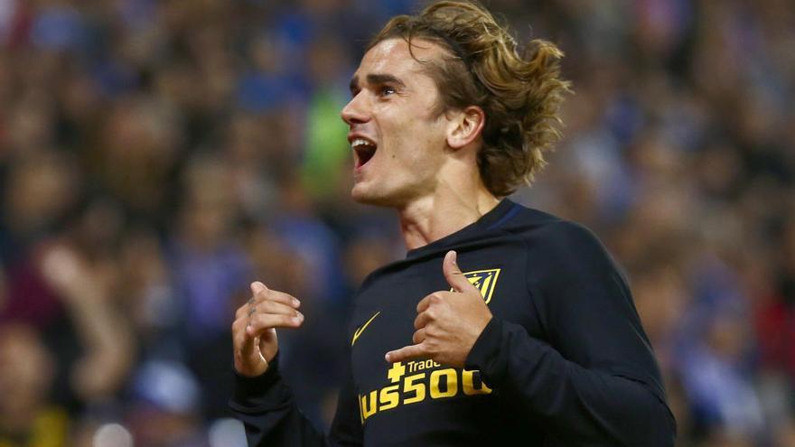 El futbolista del Atlético Antoine Griezmann.