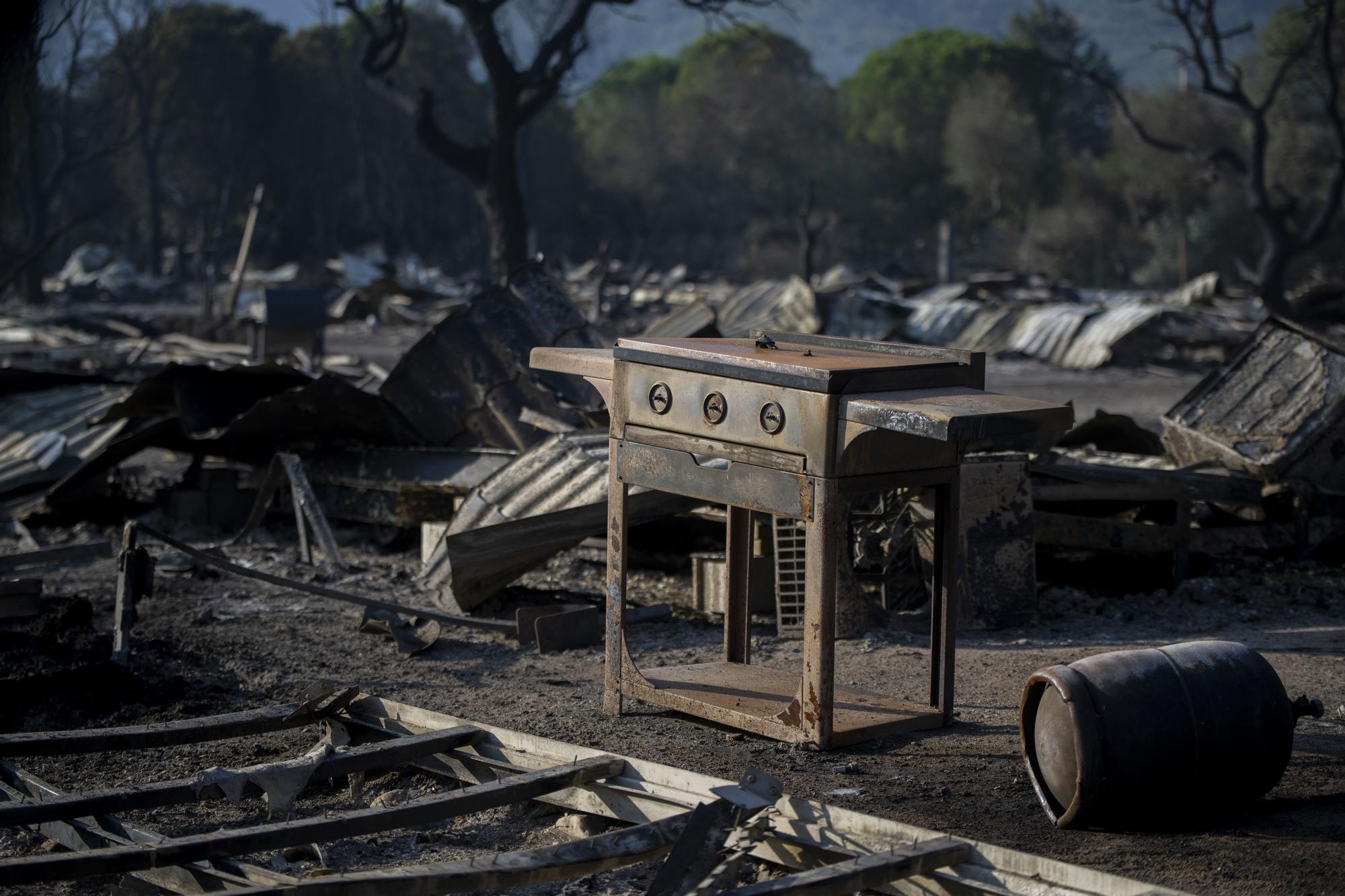 L'incendi de la Catalunya nord, en imatges