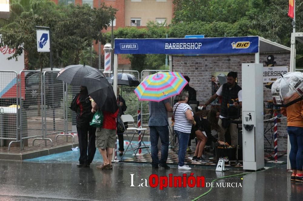 Salida de la Vuelta Ciclista a España desde Lorca