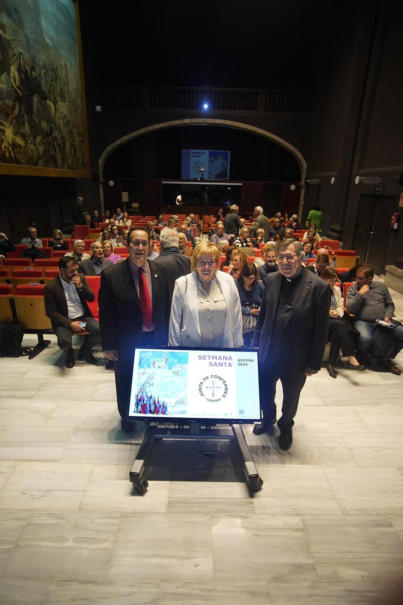 Elena Ribera clama que «l’amor és més fort que la mort» en el pregó de Setmana Santa de Girona