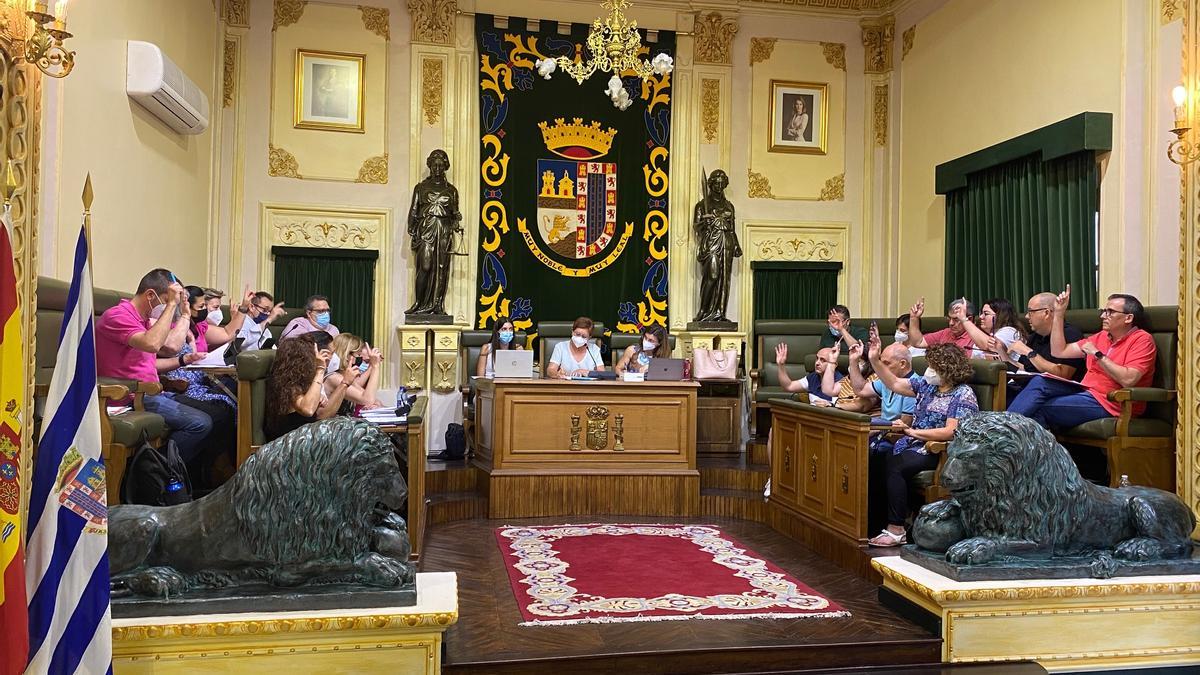 Sesión plenario en el Ayuntamiento de Jumilla