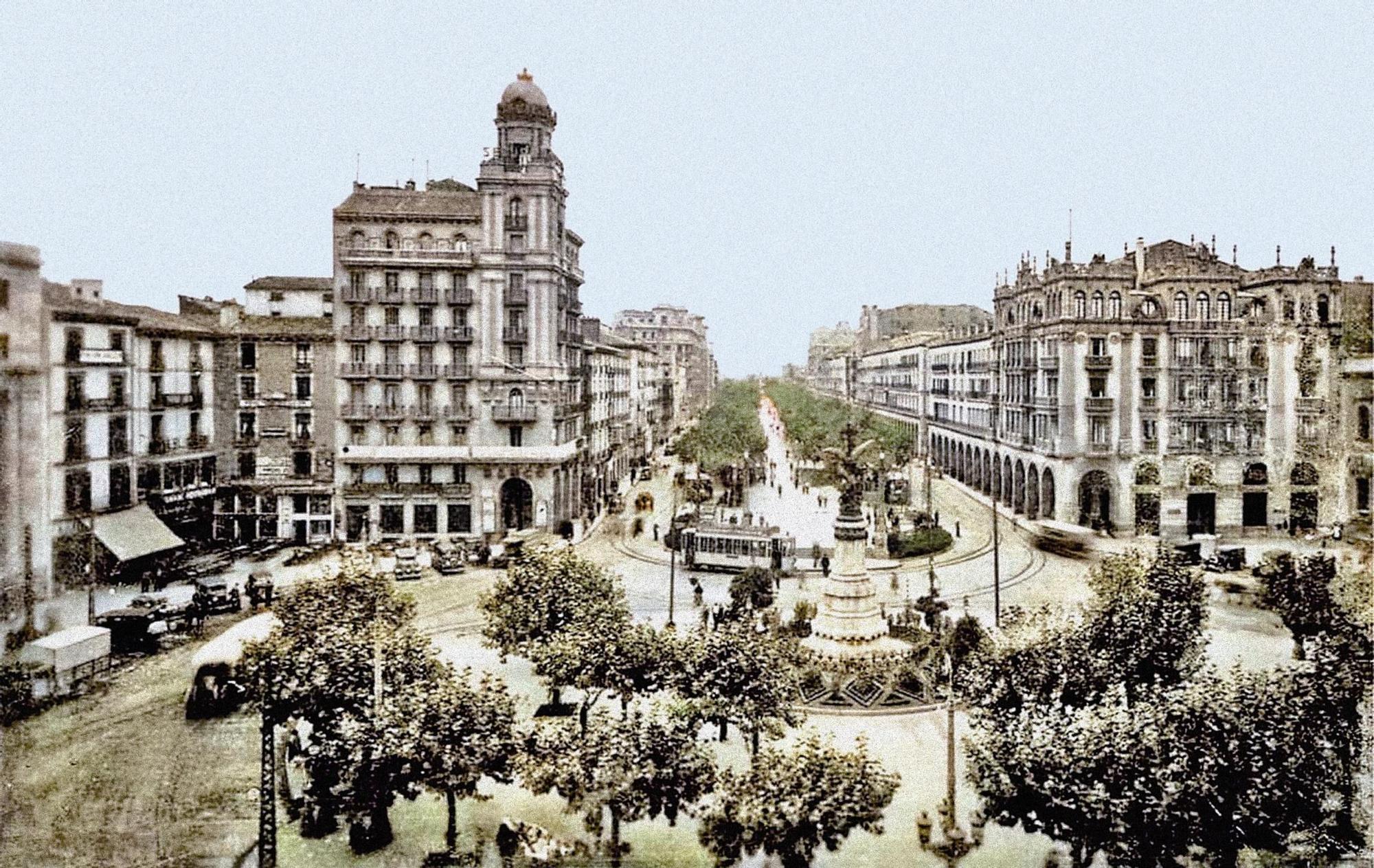 Así Zaragoza en los años 40, en imágenes