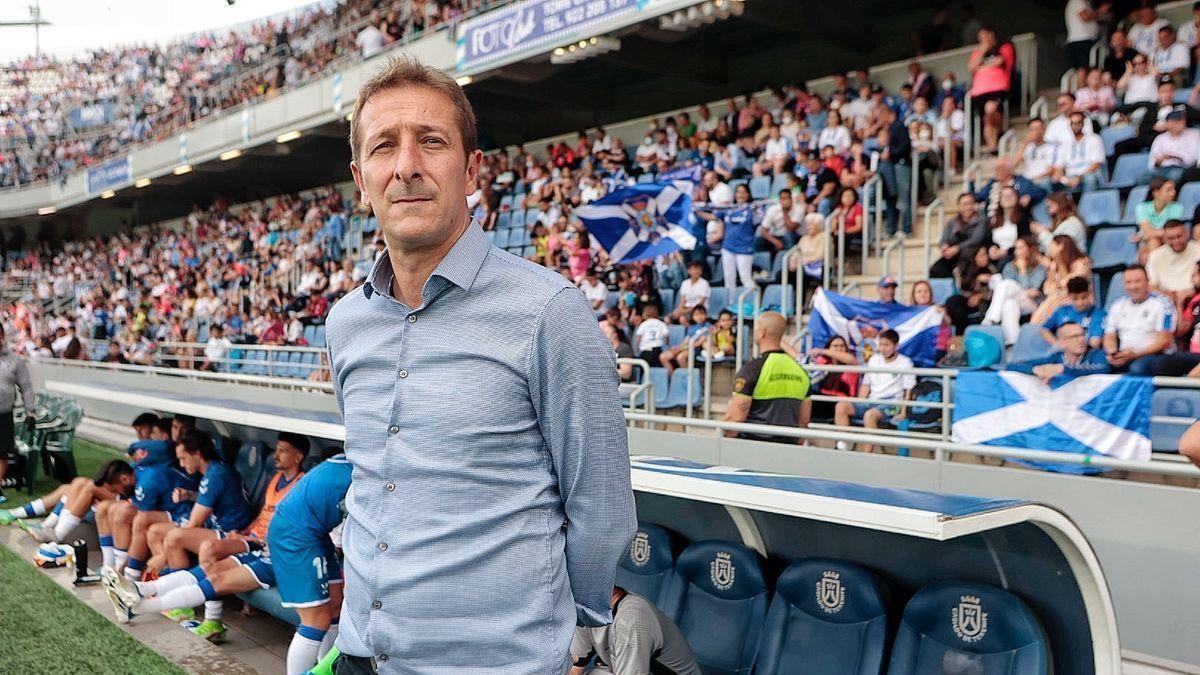 Luis Miguel Ramis, entrenador del CD Tenerife