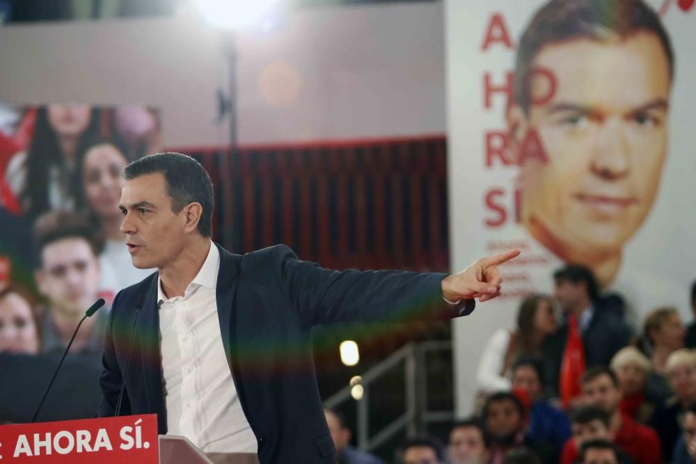 Mitin de Pedro Sánchez en Torremolinos en la campaña del 10-N.